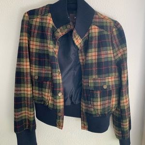 XXI Plaid Cropped Coat